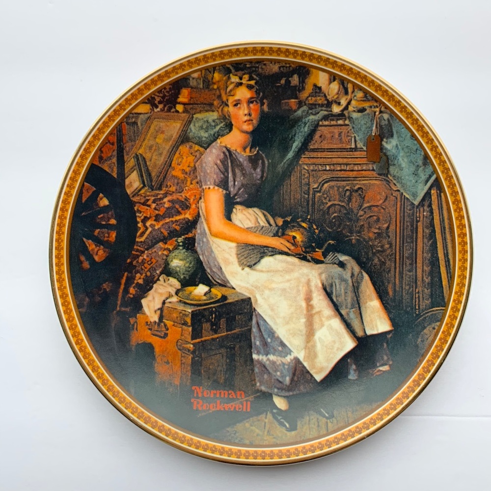 KNOWLES Norman Rockwell collectible plate.